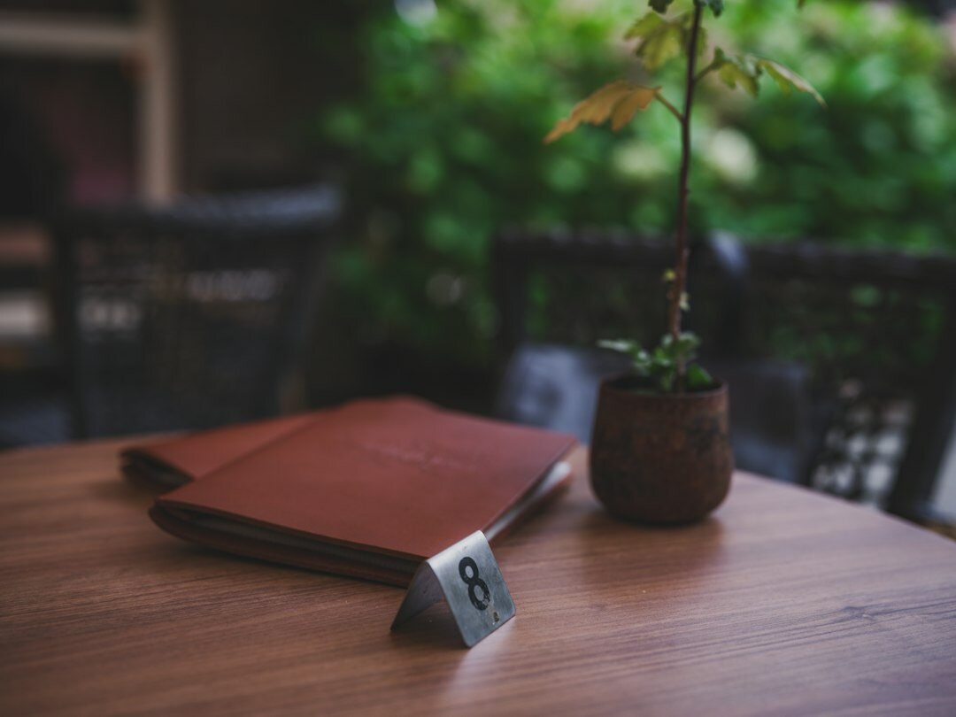 mystery book on wooden table