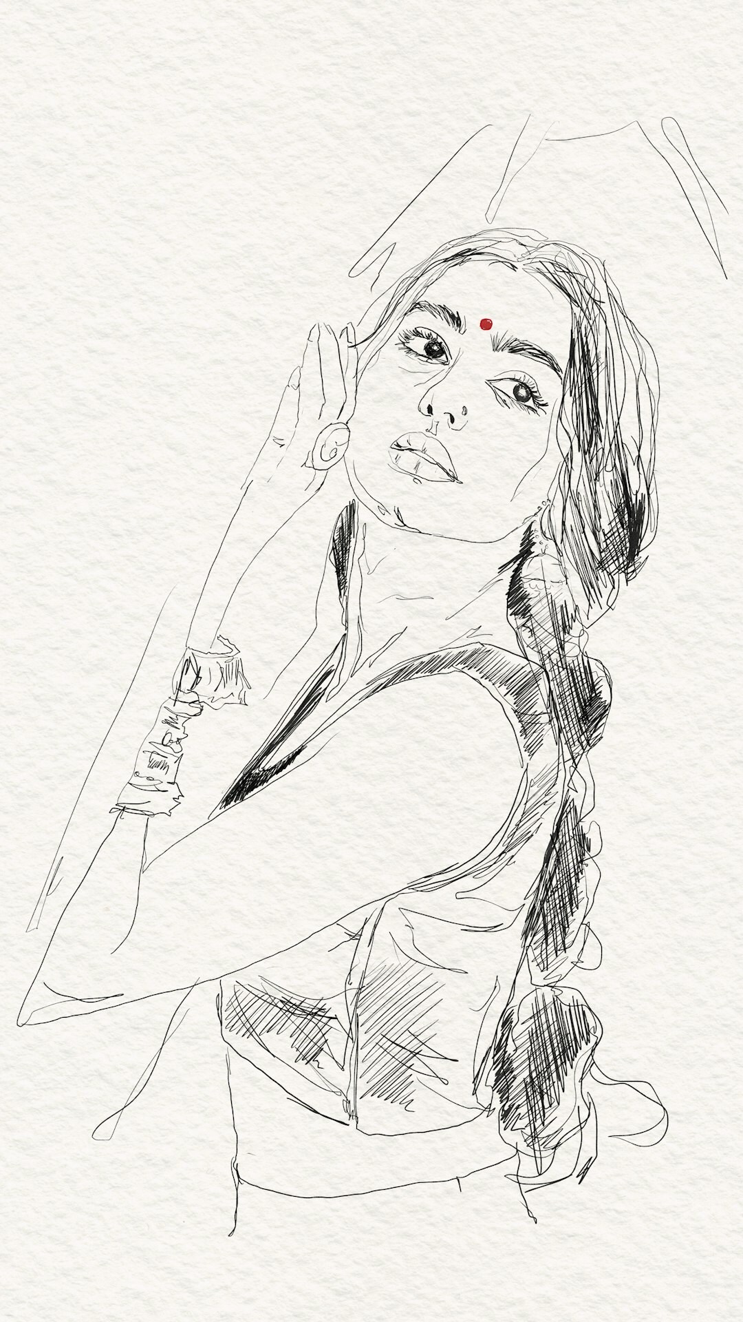 character sketch drawing
